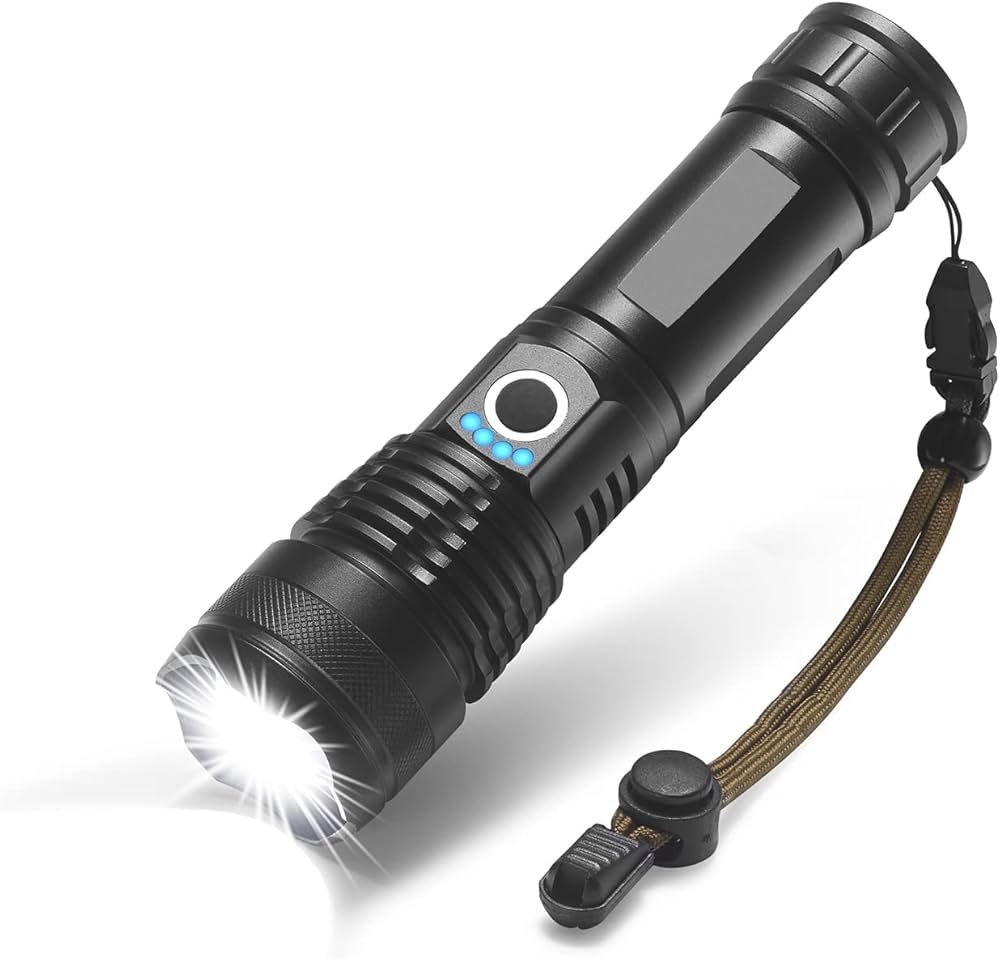 P50 LED Rechargeable Torch Light - 2000 Lumens
