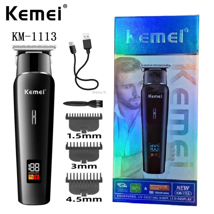 Kemei KM-1113 Hair Clipper and Beard Trimmer