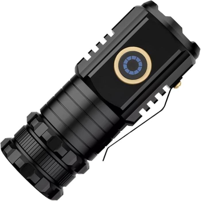 Mini LED Flashlight (Metal Body Torch Light) - 1200 LM
