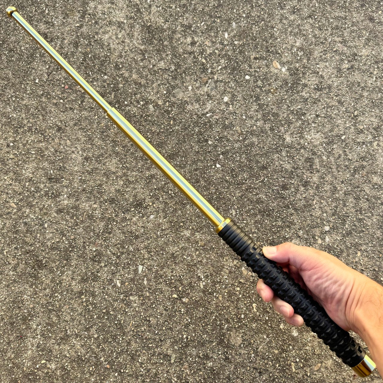Golden Extendable Self Defence Rab Stick - 26 Inch New Version