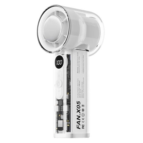 X05 Handheld High-Speed Cooling Fan 3000mAh Rechargeable Battery